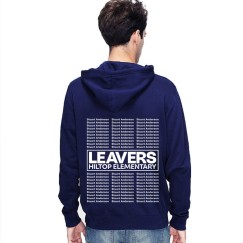 Personalized Name Leavers Hiltop Elementary School Graduation Theme Stars & Stripes Hoodie 